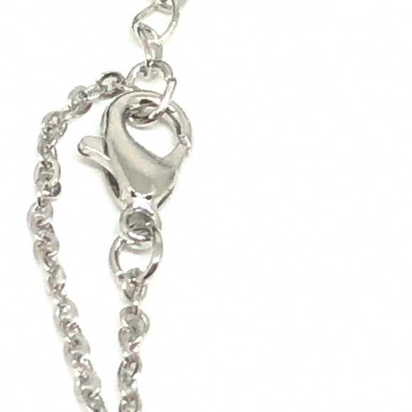 925/14kw Gold Cushion Cut CZ Necklace & Earrings Set - Picture 9 of 15